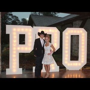 Sherri Hill white lace pearl dress!